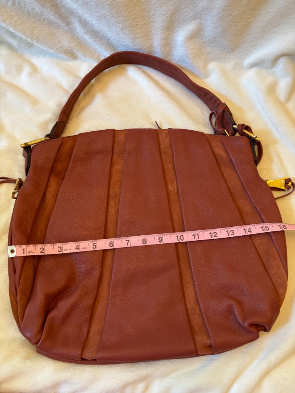 Aimee Kestenberg Leather and suede handbag - Picture 3 of 7